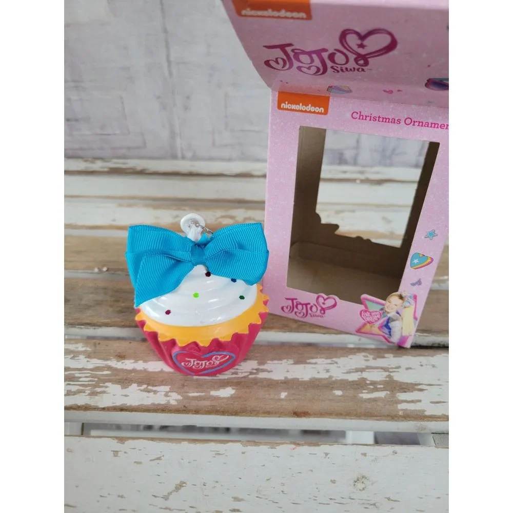 Kurt Adler Jojo cupcake ornament Nickelodeon Xmas tree holiday‎ home decor